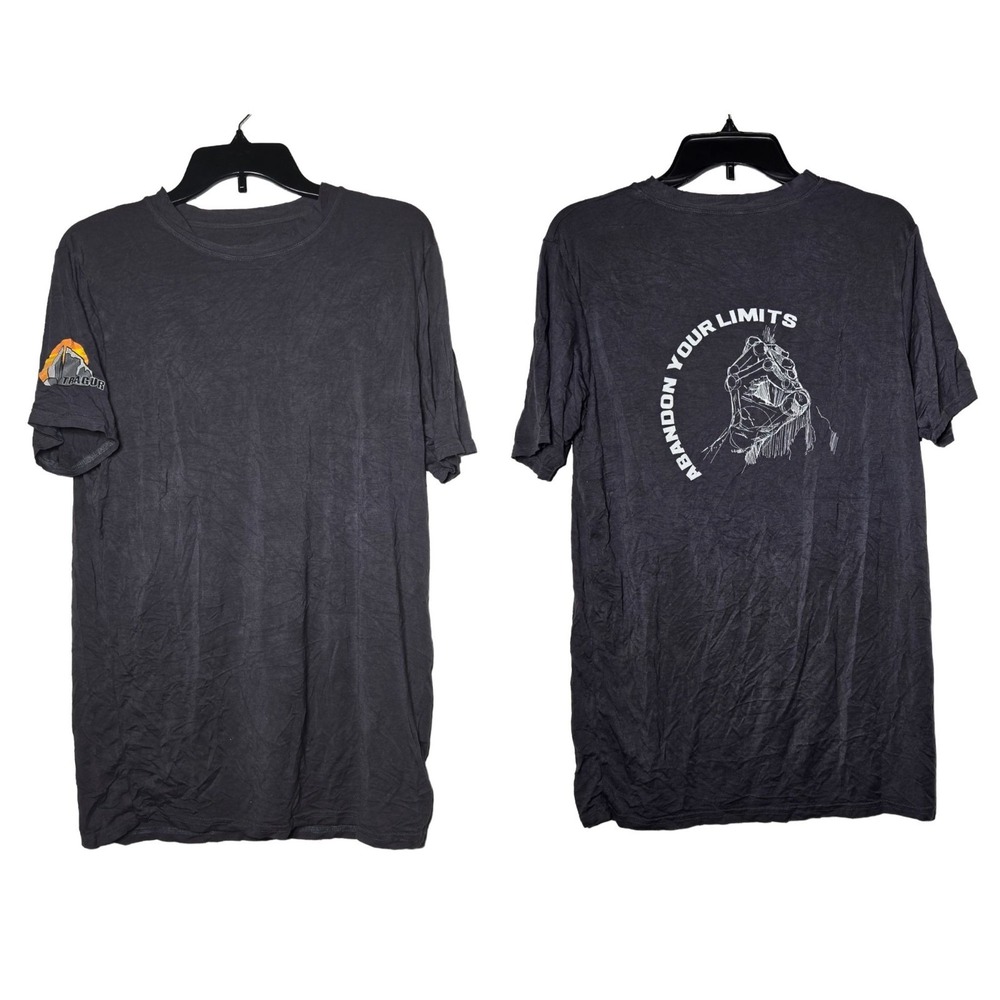 TRAGUR Unisex Abandon Your Limits Goblin T-Shirt Size‎ Medium Bamboo Climbing